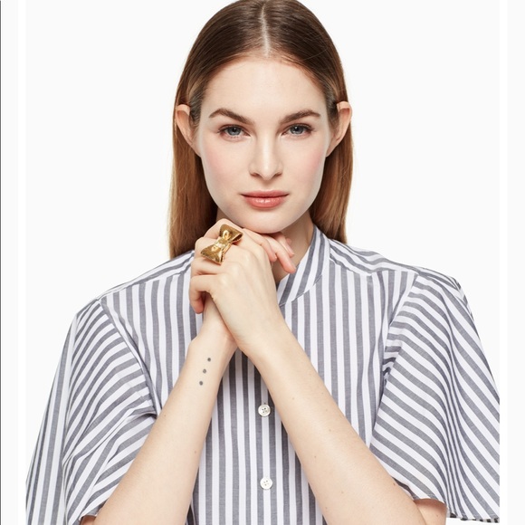 🛑SOLD🛑Kate Spade All Wrapped up Statement Ring ✨ - Picture 1 of 5